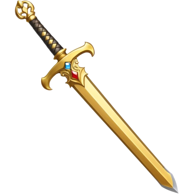 gold sword emoji