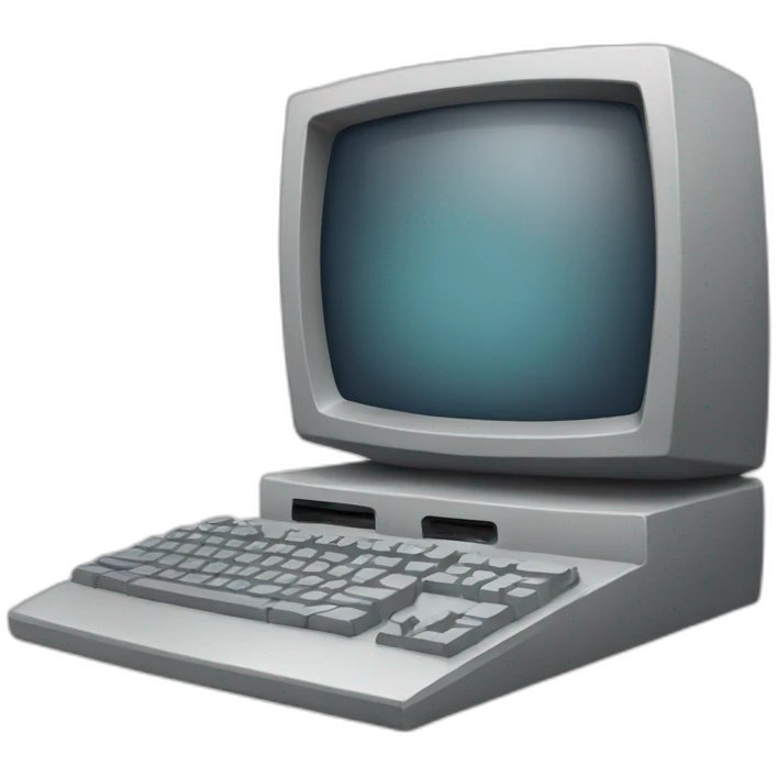playing computer emoji
