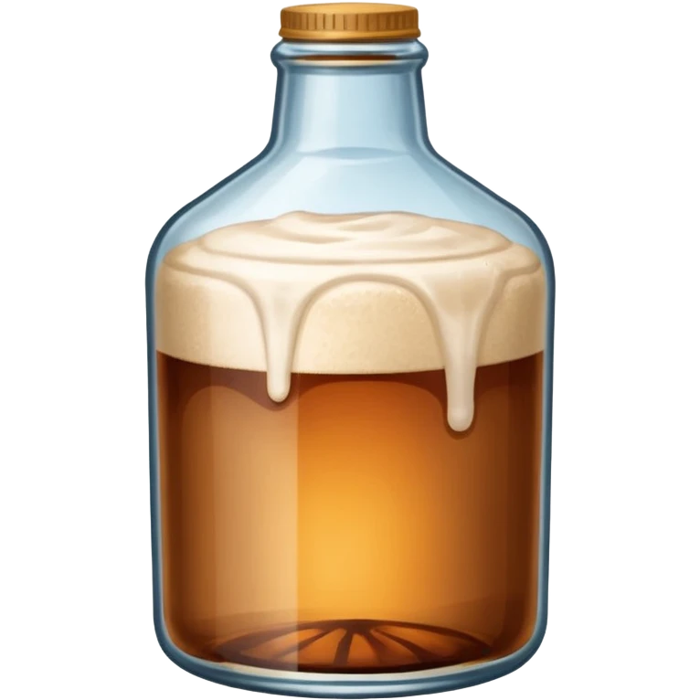 generates a sticker of a "Maltin Polar" malt bottle with a transparent background emoji