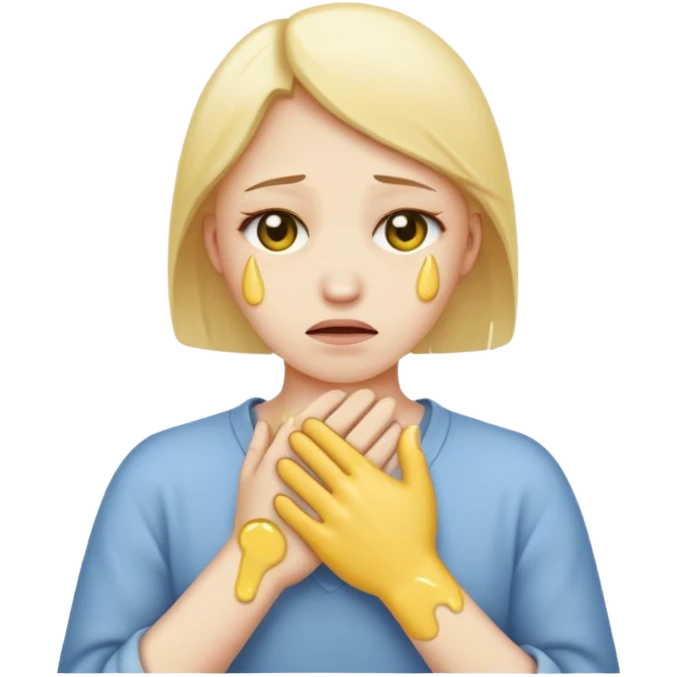 slitting my wrist normal round yellow emoji like traditional original emojis before the people ones emoji