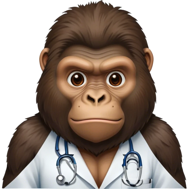 Doctor gorilla emoji