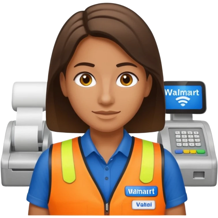 Walmart cashier emoji