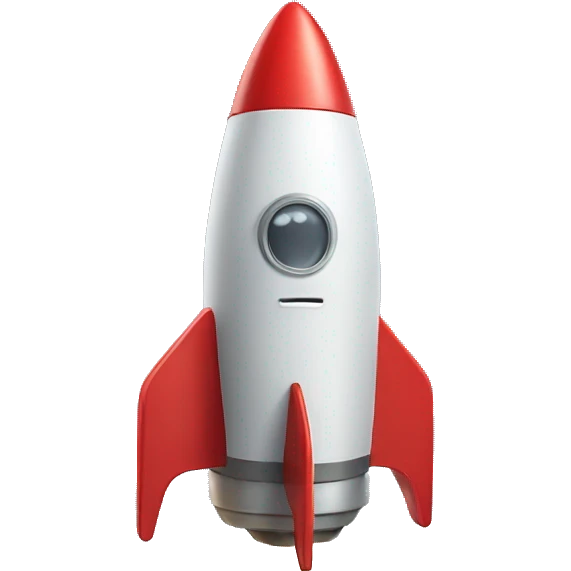 rocket with a growing chat emoji
