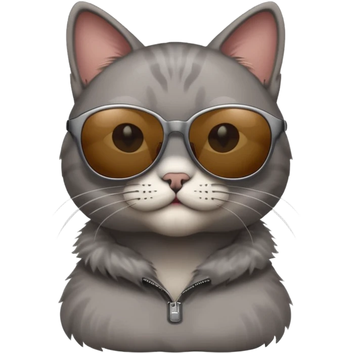 Cat wearing sunglasses emoji