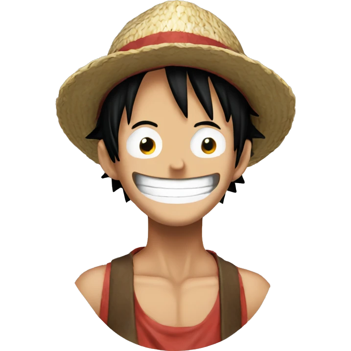 luffy from one piece  emoji