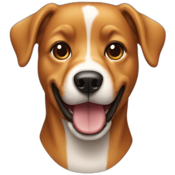 caramel dog emoji