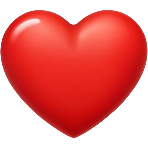 red heart emoji