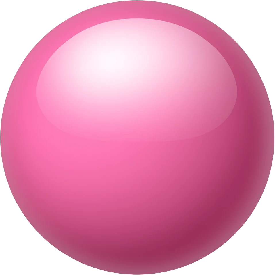 pink round emoji