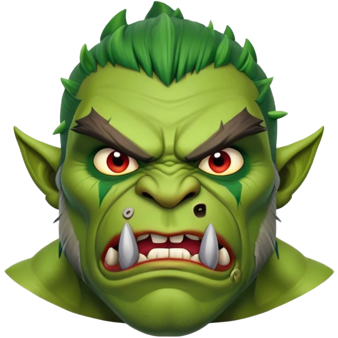 orc that is very angry emoji