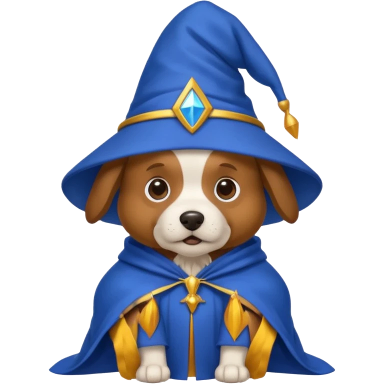 Dog wizard emoji