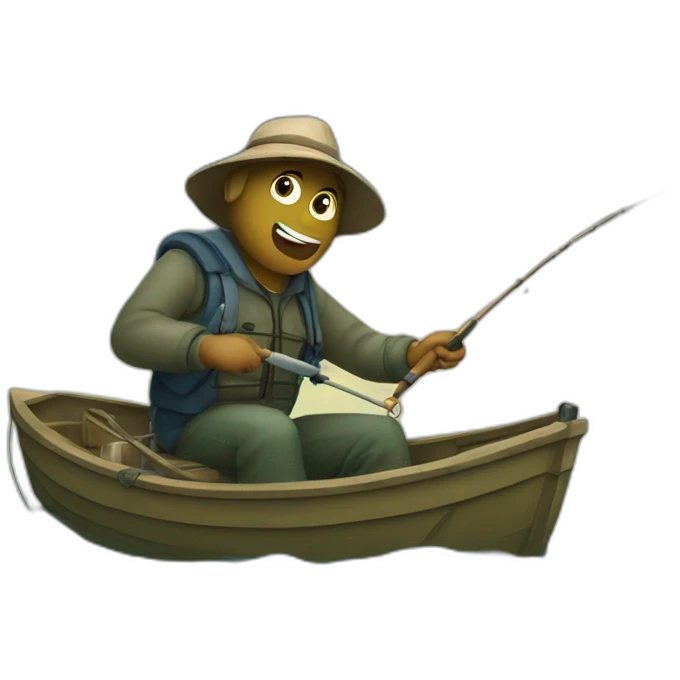 fishing for triut emoji