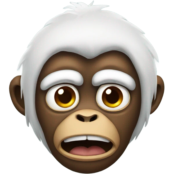 flustered cold monkey emoji