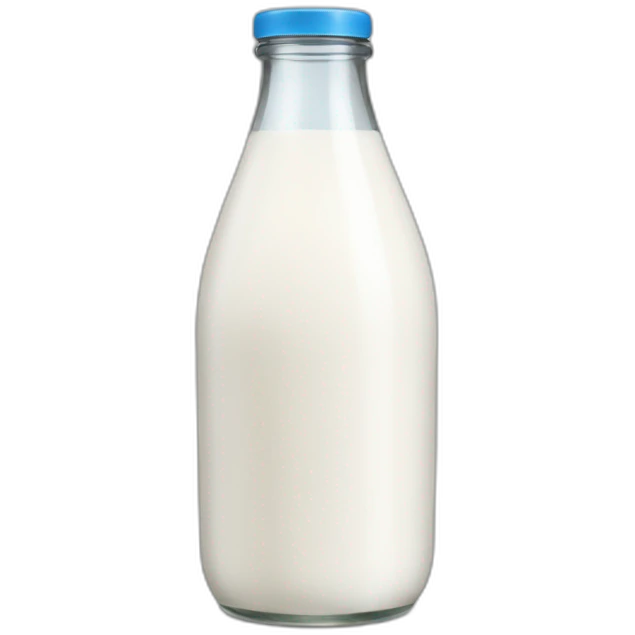 Milk bottle emoji