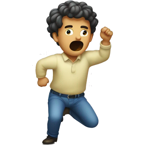 A man farting  emoji