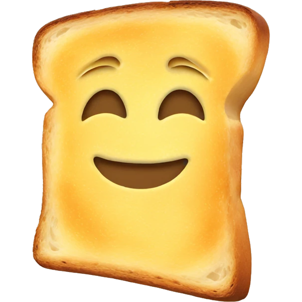 Cheesy toast emoji