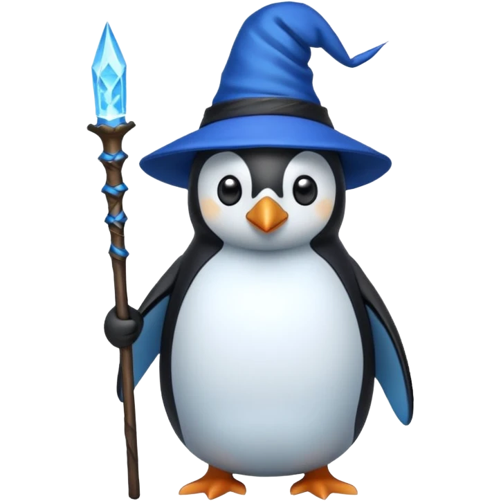 Penguin Wizard emoji