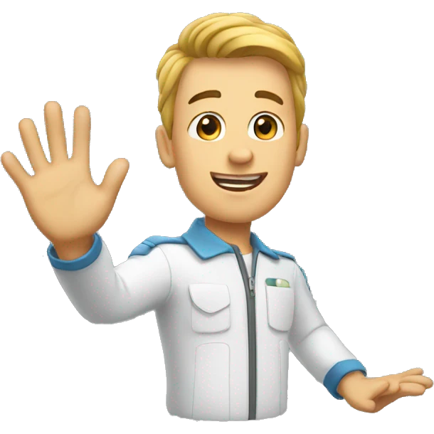 Take off the hand animation emoji