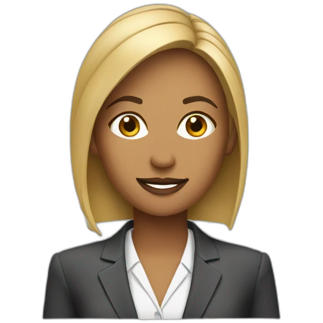 female Finance coach emoji