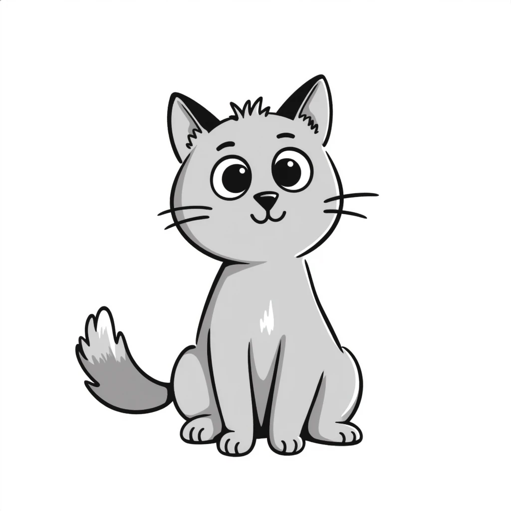 gray cat emoji