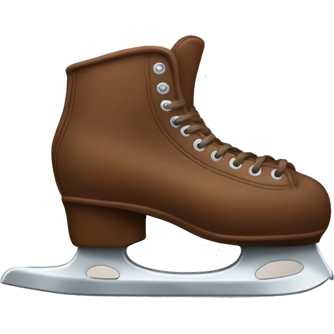 brown skates emoji