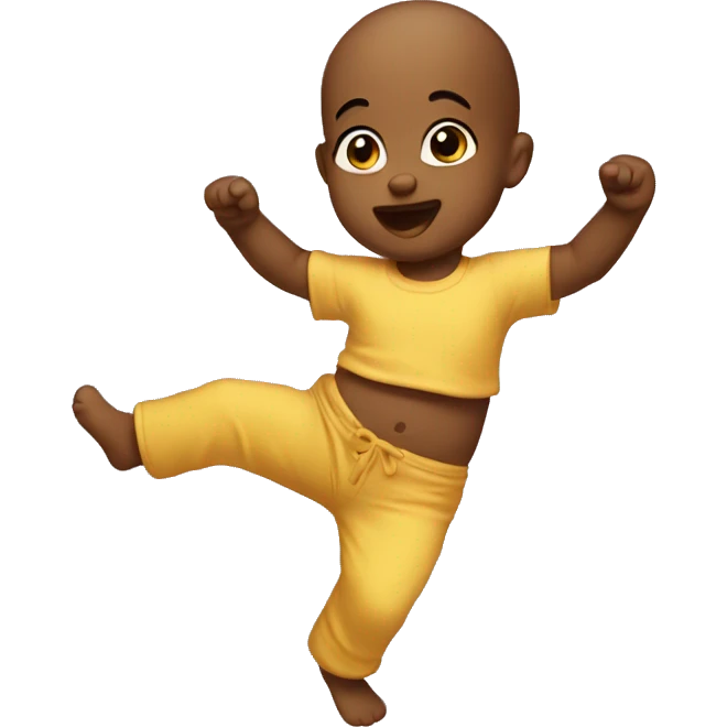 Little baby dancing  emoji