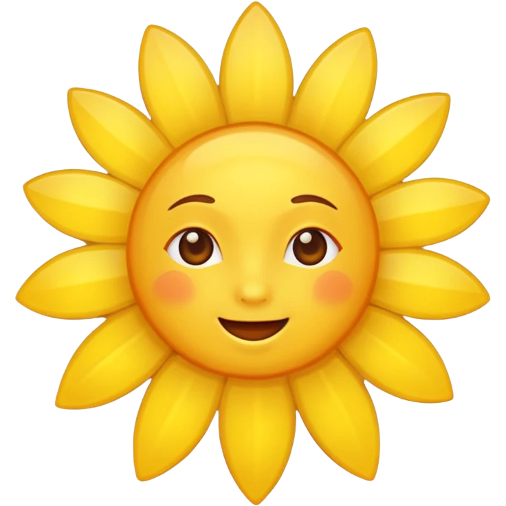 Sunshine emoji