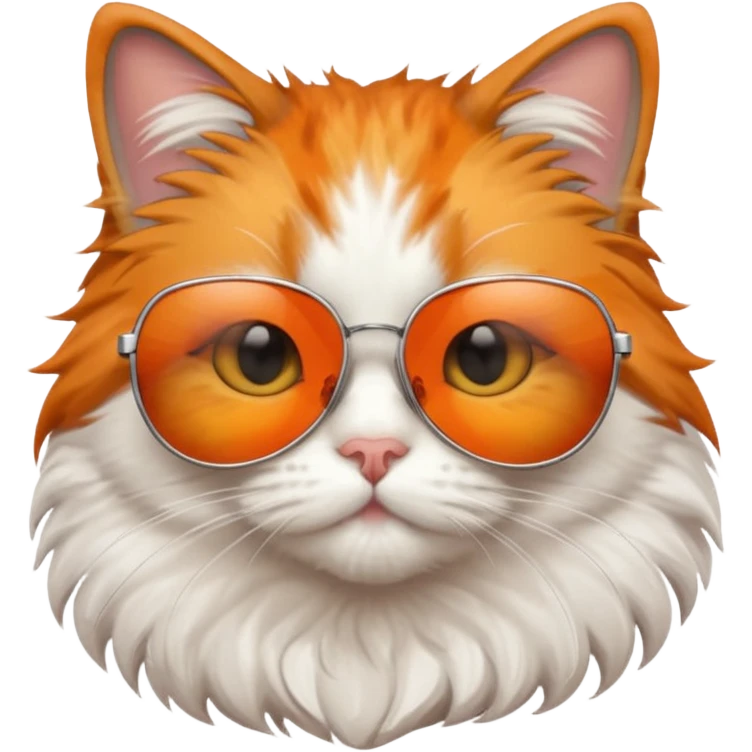 Cat wearing sunglasses emoji