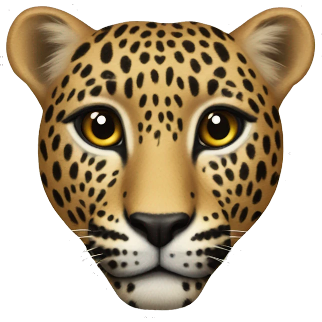 Leopard heart emoji