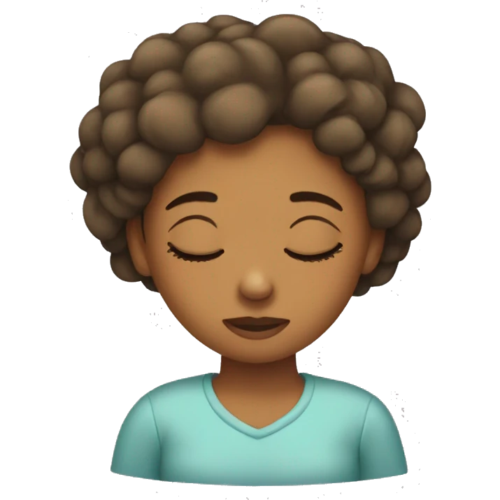 Girl sleeping emoji