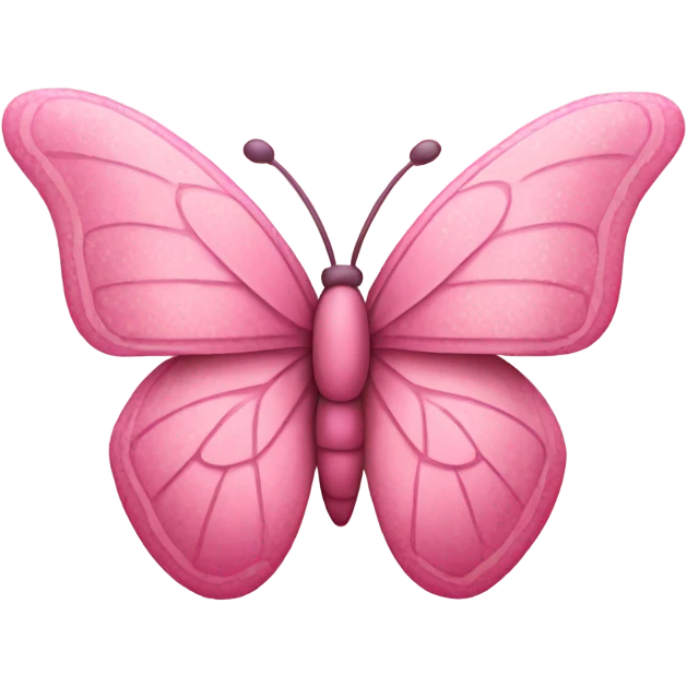 Pink butterfly emoji
