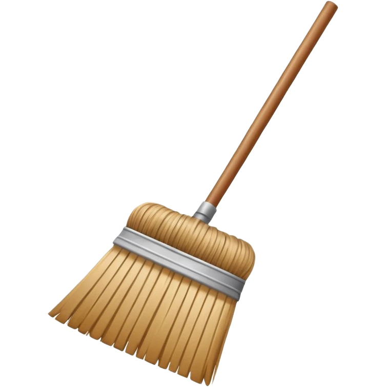 broom for cleaning emoji
