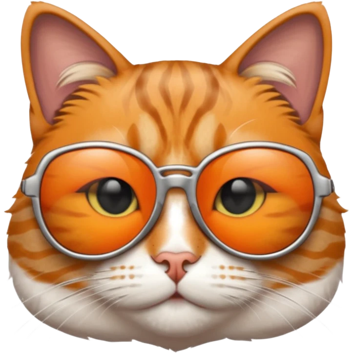 Cat wearing sunglasses emoji