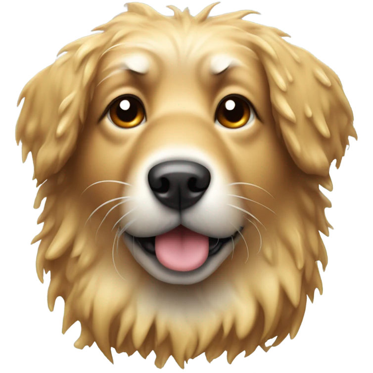 dog in the rain emoji