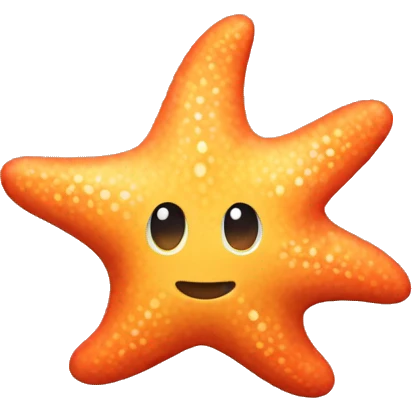 starfish doing a summer sault emoji