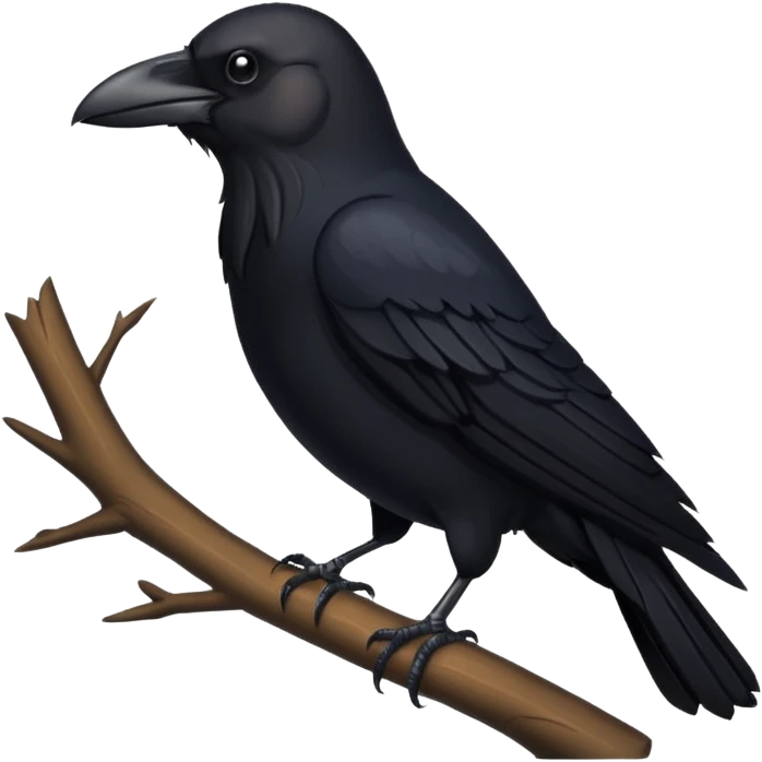 Crow emoji