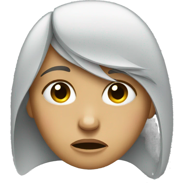 crying woman with tears emoji