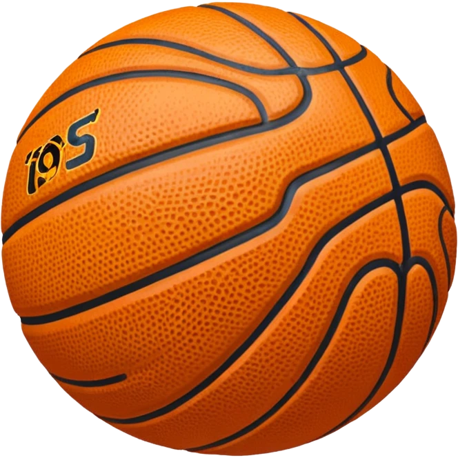 Aesthetic basketball emoji