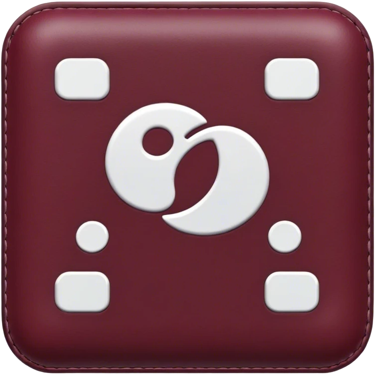 Zen data Burgundy  emoji