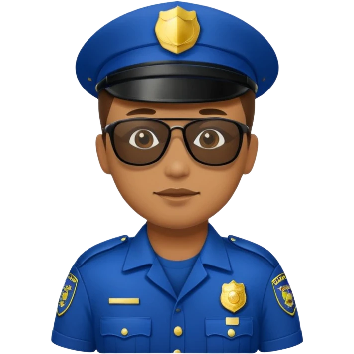 police with sunglasses  emoji