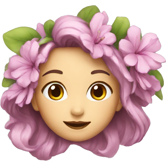 Bloom girl emoji