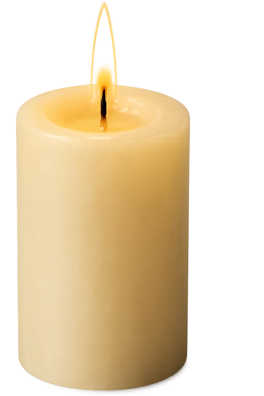 candle , remove background emoji