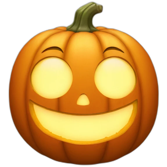 Pumpkin head emoji