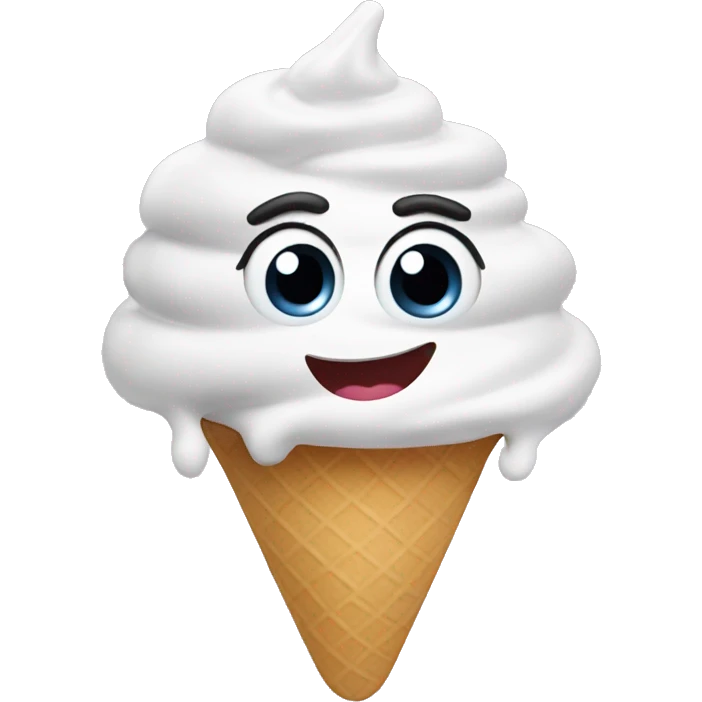 frozen yogurt emoji