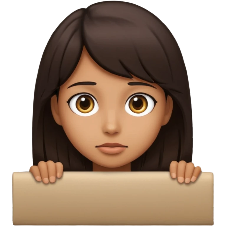 Peeking through the blinds emoji