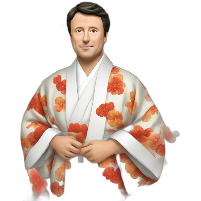 matteo renzi kimono emoji