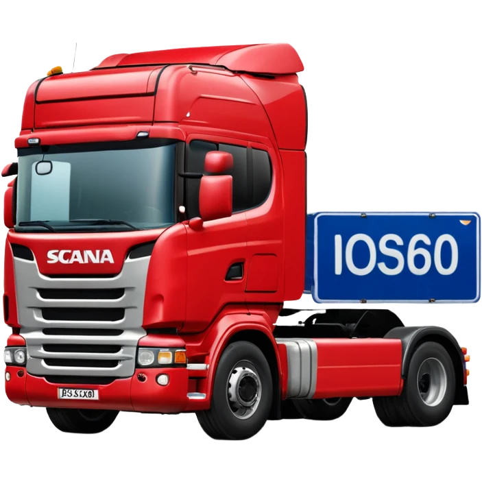 грузовик scania с польским номером WGM 5612L emoji