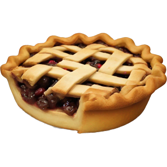 Christmas pie emoji