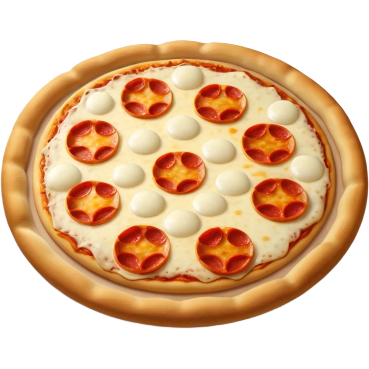 pizza in the shape of boobs emoji