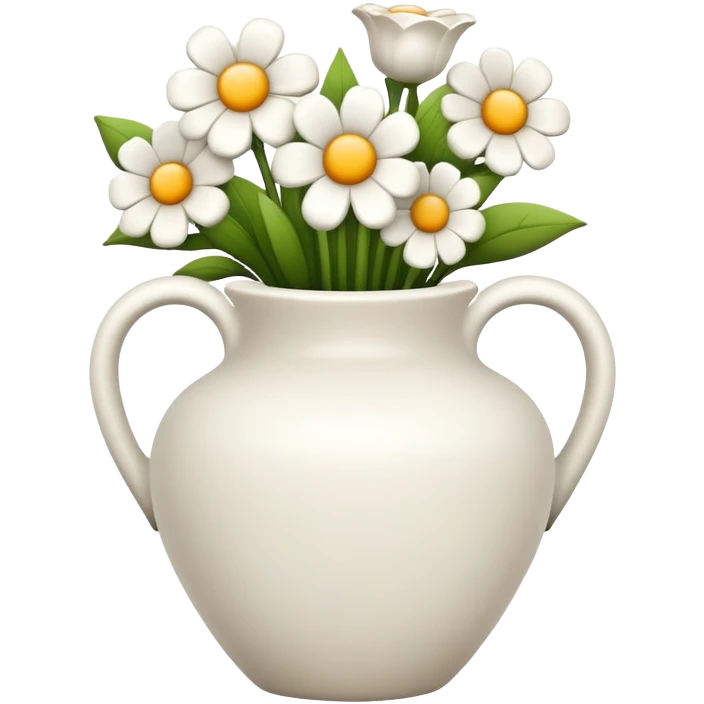 White Flower vase emoji