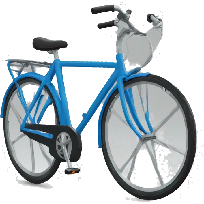 Gazelles bleues sur vélo  emoji